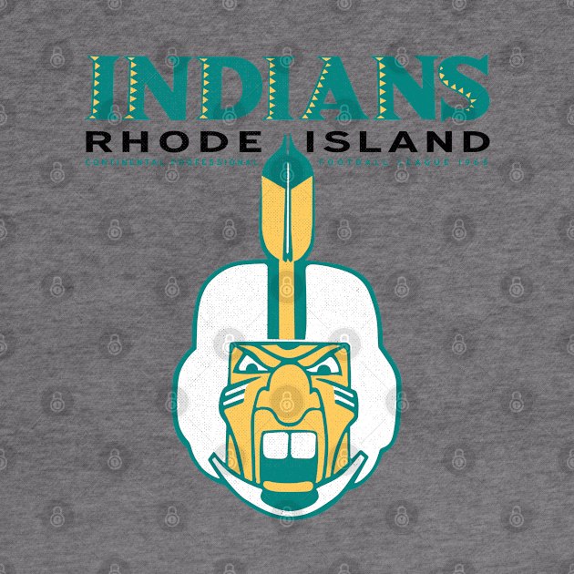 Defunct Rhode Island Indians Continental Football League 1965 by LocalZonly